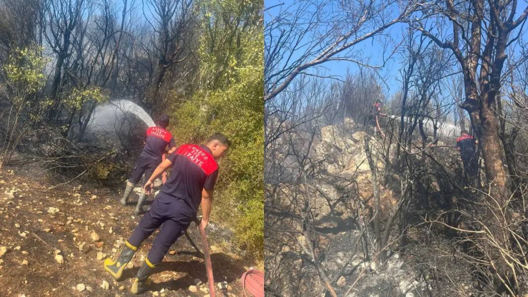 Burdur’da Alevler Kısa Sürede Durduruldu! Ekipler Zamanla Yarıştı 1